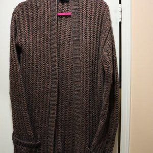 Brown long fall sweater